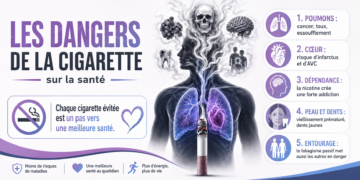 Les dangers de cigarettes sur les poumons